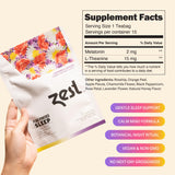 Zest Sleep Tea - 2mg Melatonin Tea for Sleep - Chamomile Lavender Herbal Blend - 15Ct Pack - Calming & Relaxing Ingredients for a Perfectly Sleepy