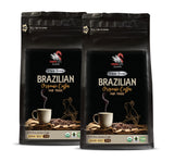 whole beans coffee gift set - BRAZILIAN WHOLE BEANS COFFEE ORGANIC, Medium Roast, non gmo, 100% Arabica, Fair Trade, low acid, organic coffee beans