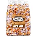 Sugar Free Butterscotch Hard Candy Bulk 2 Pound - Individually Wrapped Butterscotch Flavored Hard Candy, Classic Rich Butter Scotch Taste SugarFree