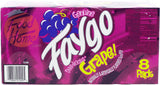 Faygo Grape! flavored soda pop. 8-pack 12-fl. oz. cans in box (1)