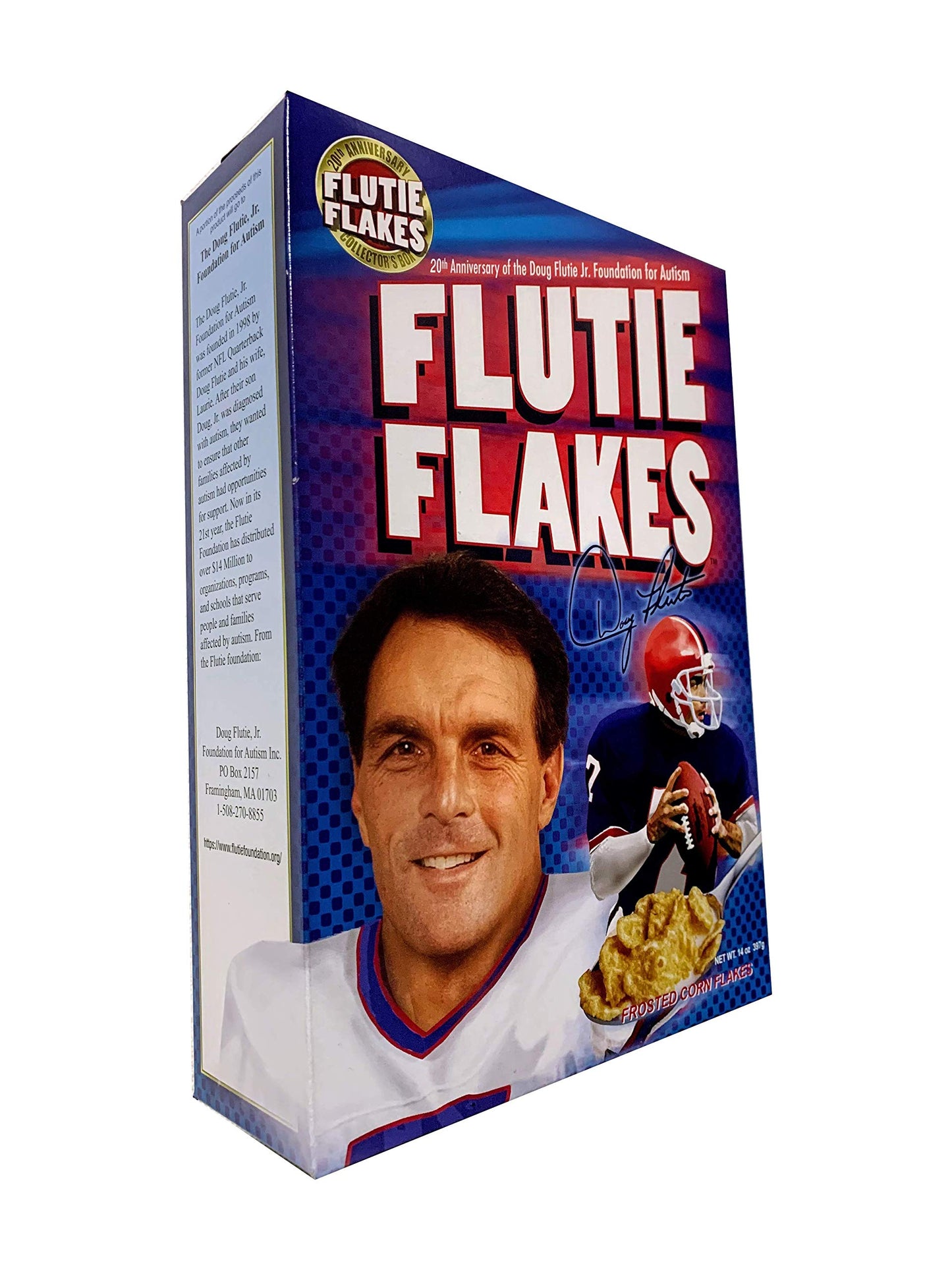 Flutie Flakes Frosted Corn Flakes 20th Anniversary LIMITED EDITION