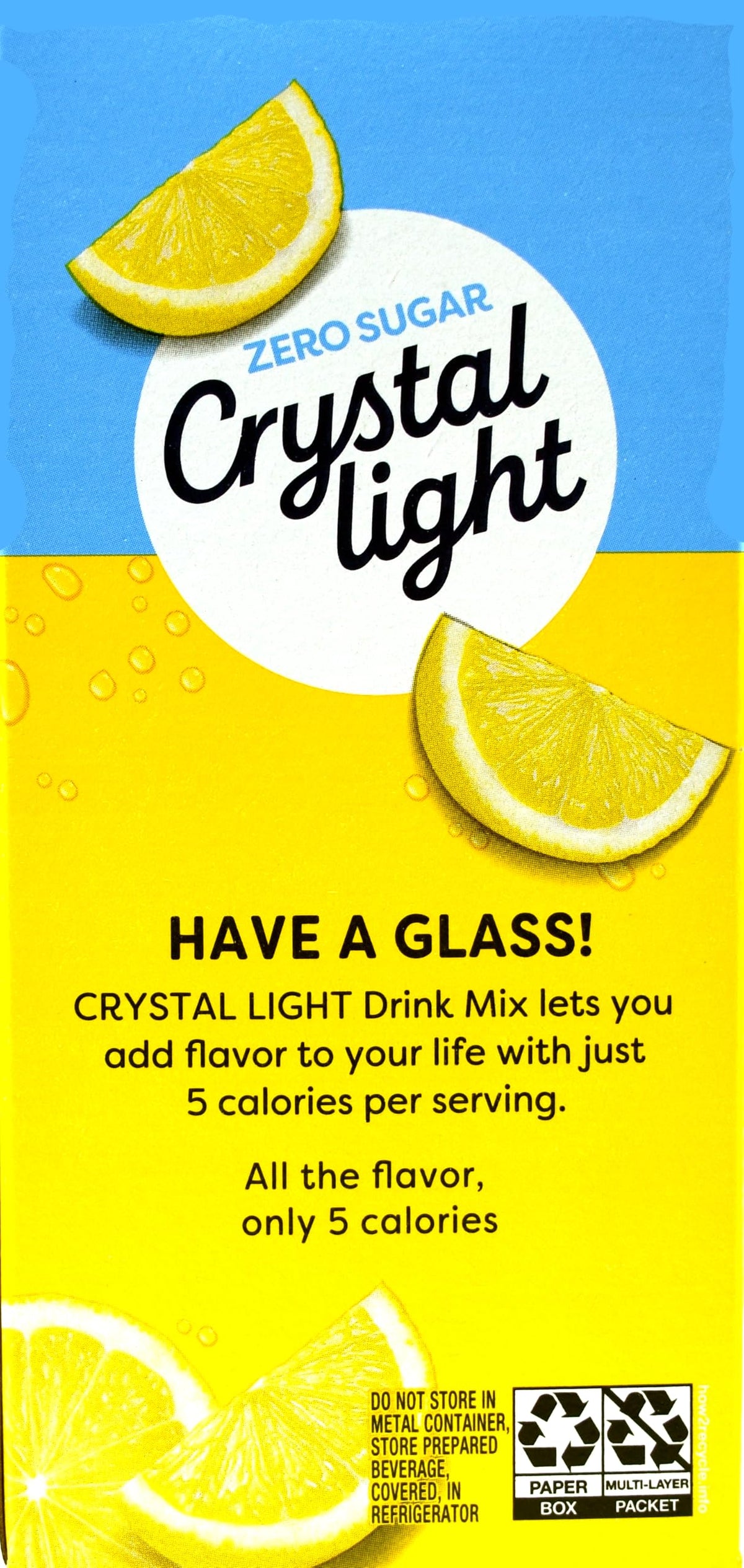 Crystal Light Lemonade Drink Mix, 12-Quart Canister (Pack of 5)