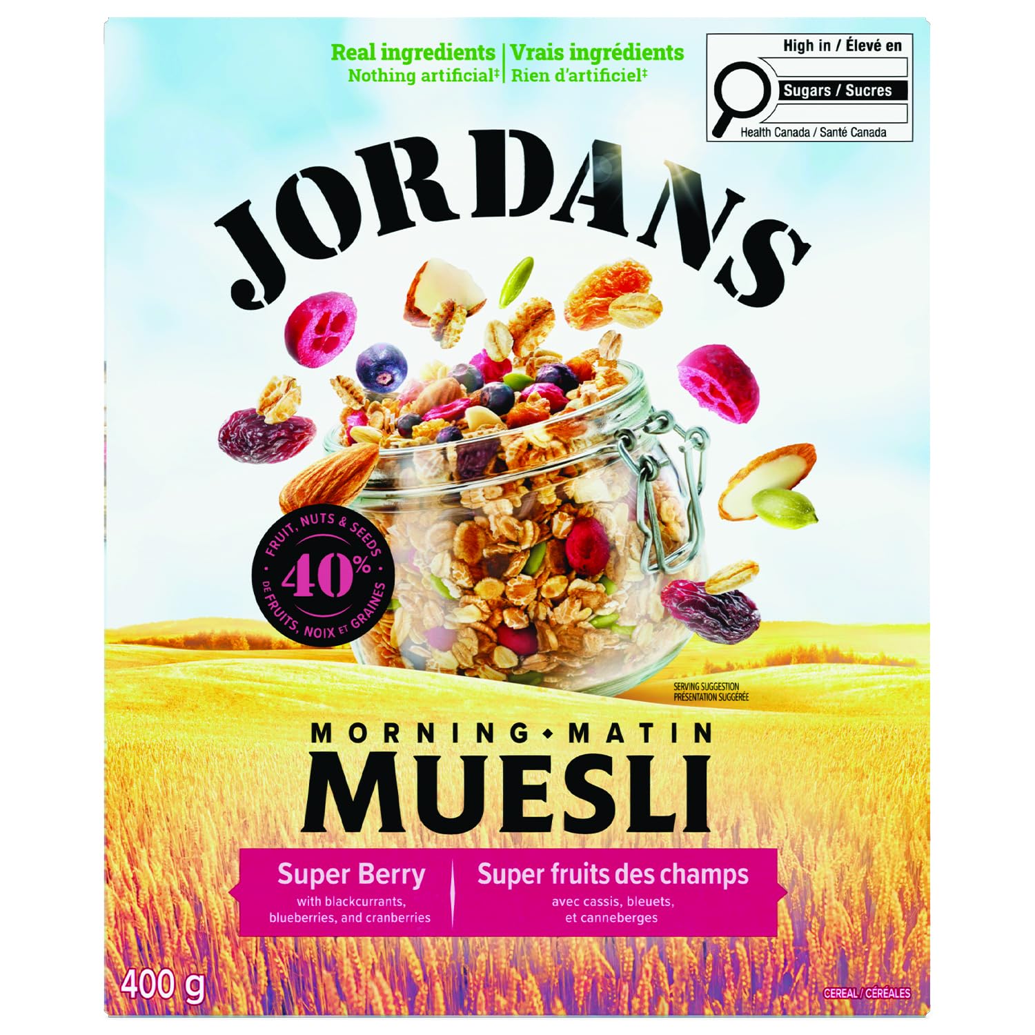 JORDANS Super Berry Muesli, 400 GR
