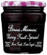 Bonne Maman, Fruit Spread Cherry More Fruit Less Sugar, 11.8 Ounce