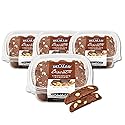 DeLallo Chocolate Almond Biscotti Cookies, Twice-Baked Authentic Italian Recipe, All Natural Tuscany Biscuits with Rich Cocoa and Sweet Almonds