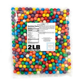 Gumballs for Gumball Machine, 0.5 Inch Mini Gumballs, Approx. 560 Pieces, 2lb Bulk Bag, Bubble Gum Balls Assorted Fruit Flavored Bubble Gum, Gumball