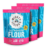 MIGHTYLICIOUS Gluten-Free All-Purpose Flour, Superfine Rice Flour, Non-GMO, Allergen-Friendly Baking Flour, Ideal for Cakes, Bread, Muffins & Cooking