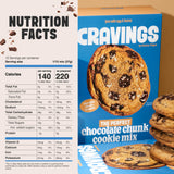 Cravings by Chrissy Teigen Chocolate Chip Cookie Mix - Makes 12 4-inch Cookies, Includes Chocolate Chunks, Easy Cookie Mix (Pack of 3)