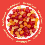 Tropical Fruit Jelly Candy Mix 1-Pound Bag | Vegan Gummies with Real Fruit Puree | Assorted Flavors | Gelatin Free Plant Based Texture | Dye Free