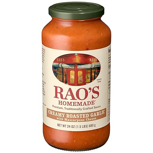 Rao's Homemade Creamy Roasted Garlic with Mascarpone Sauce, 24 oz
