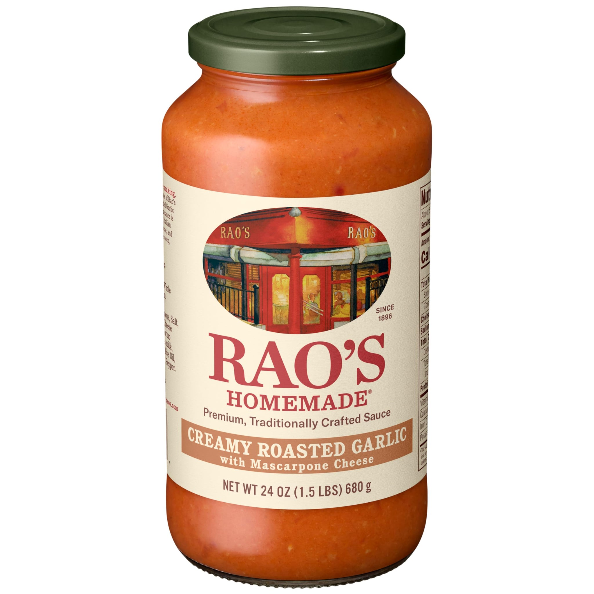 Rao's Homemade Creamy Roasted Garlic with Mascarpone Sauce, 24 oz