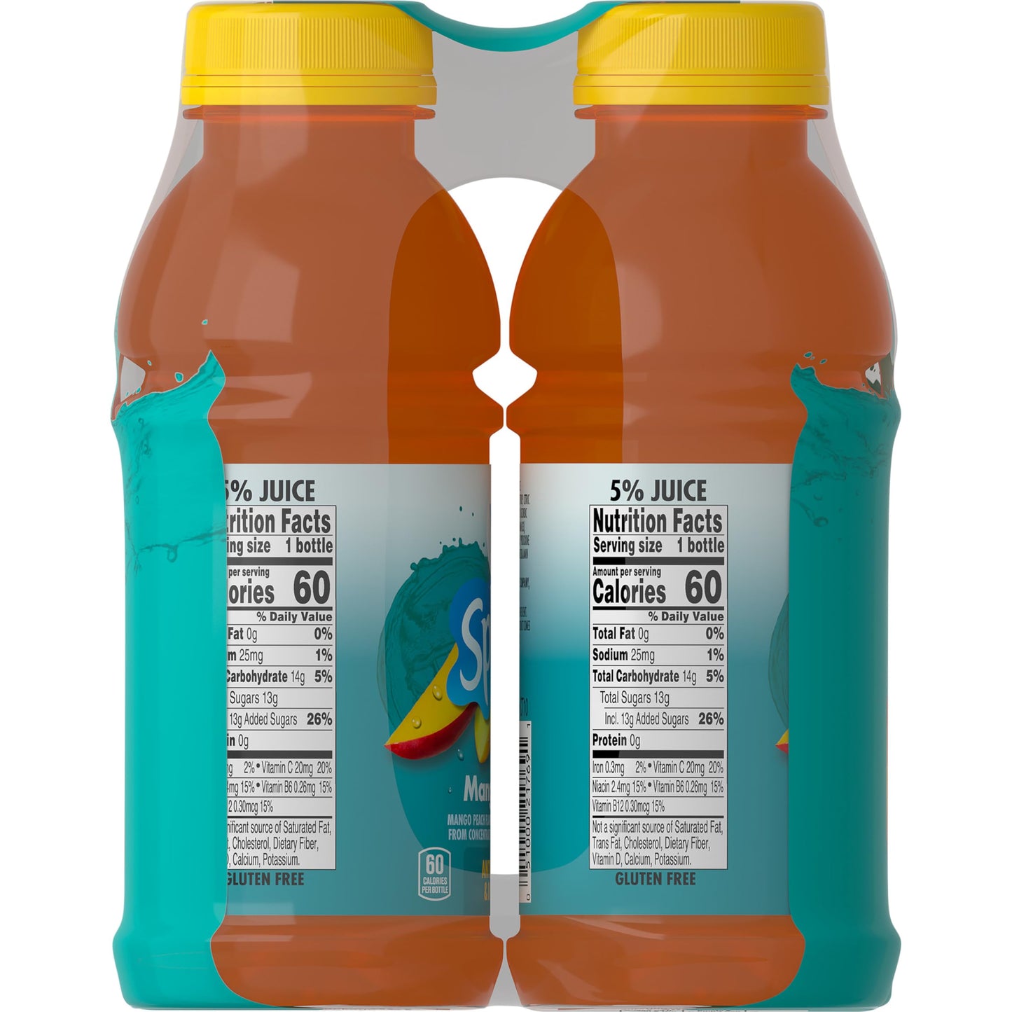 V8 Splash Mango Peach Flavored Beverage, 12 oz. (6 pack)