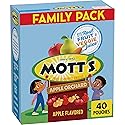 Mott's Fruit Flavored Snacks, Apple Orchard, Gluten Free Snack, Family Pack, 40 Ct, 32 oz