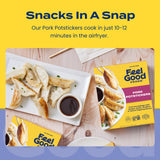 Feel Good Foods Potstickers Pork - Frozen Gluten Free Potstickers, Umami Tamari Dipping Sauce, Appetizers & Snacks, 10oz