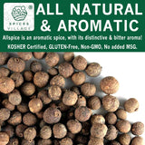 SPICES VILLAGE Allspice Berries Whole, Pimento Seeds, Natural Allspice for Cooking, Pickling Seasoning, 8 oz, Pimienta Dulce Malagueta, Kosher, Gluten