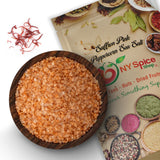 NY SPICE SHOP Saffron Pink Peppercorn Sea Salt - 3 Pound Grinder Refills (Pepper+Salt) - Spice Seasoning Set For Cooking