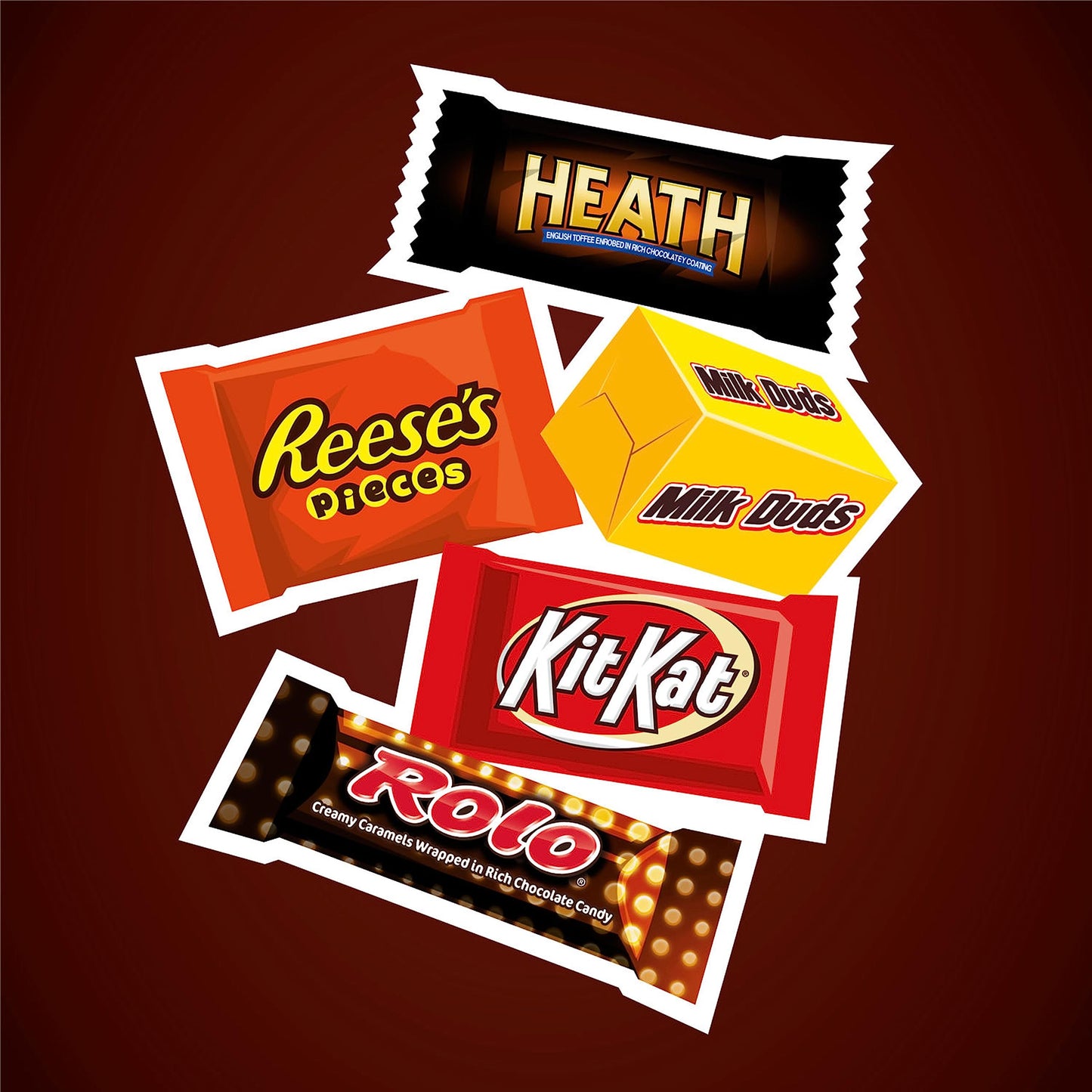 Hershey Assorted Flavored Snack Size, Candy Party Pack, 35.04 oz
