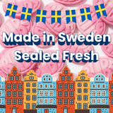 Bubs Wild Berry & Pomegranate Ovals - Sweet & Tangy Original Swedish Foam Candy, Vegan & Gelatin-Free, Imported from Sweden, 8 oz/0.5 lb Resealable