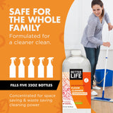 Better Life Floor Cleaner Concentrate- Liquid Multipurpose Cleaner for Wood, Tile, Laminate, Vinyl, Bamboo - Citrus Mint 32oz