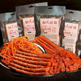 Spicy Strip Small Gluten Spicy Strips Latiao Snack Food - Chinese Special Classic Handmade Spicy Gluten Latiao Delicious Snacking, Best Vegan Fragrant