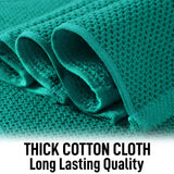Zulay Kitchen Towels 6 Pack 100% Cotton Waffle Weave - 12x12” Super Absorbent Dish Towels for Kitchen - Reusable Kitchen Towels for Washing Dishes