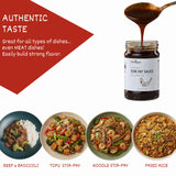 24Vegan - All Natural Vegan Stir Fry Sauce for Cooking and Dipping | Gluten Free, Non-GMO, No MSG Added, 7.5 oz