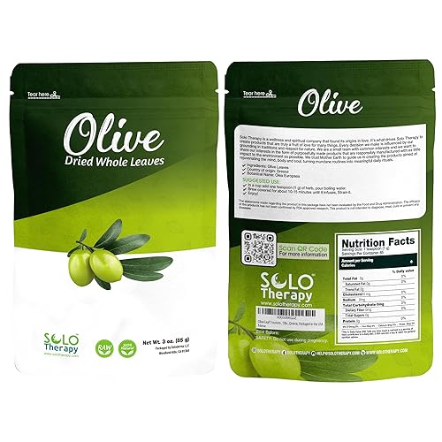 Olive Leaf 3 ounces , Olive Leaf Tea , Olive Dried Whole Leaves, Hojas De Olivo Natural Seco , Te De Olivo , Olea Europaea , Olive Leaf Greek Tea