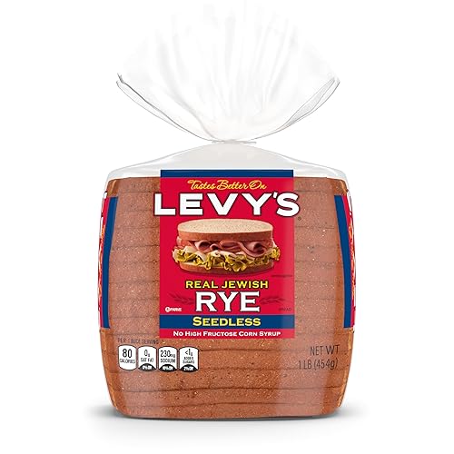 Levy's Seedless Rye Bread, sliced bread Rye Bread, 16 oz Bag
