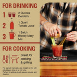 Demitri's Bloody Mary Seasoning Classic Recipe Mix & Chilies and Peppers Bundle, Concentrated Drink Mixers, Perfect for Home Brunch Parties