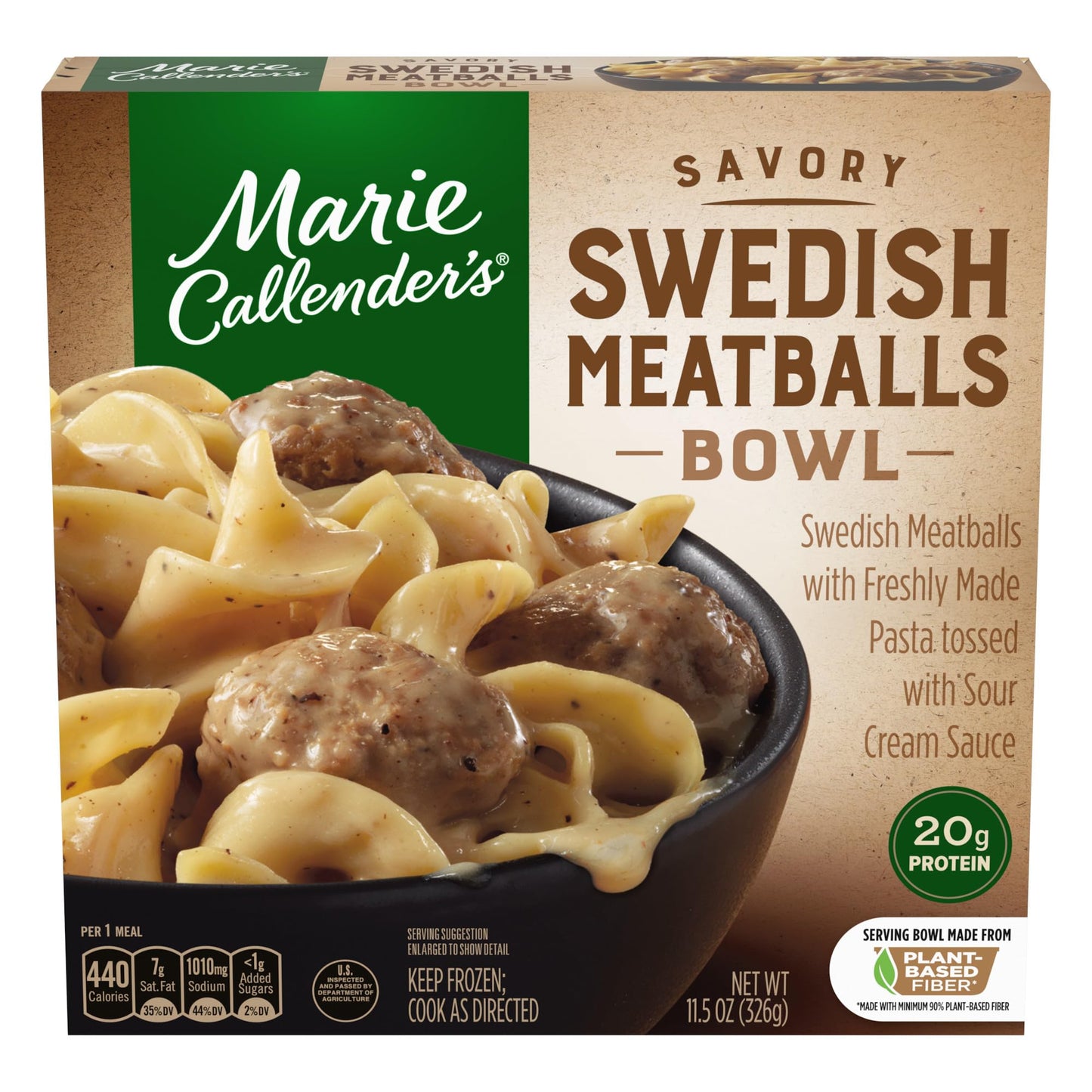 Marie Callenders Swedish Meatballs Bowl, 11.5 OZ