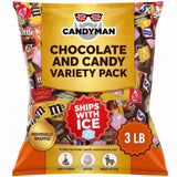 Candyman 3 lb Candy Variety Pack, Assorted Chocolate & Candy Mix