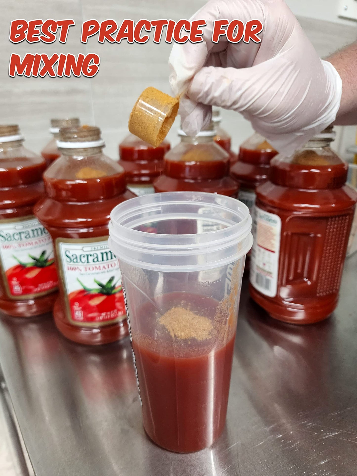 Devil Daves Bloody Mary Seasoning Mix, Diablo Spicy (7.5 oz Tub) | Dry Bloody Mary Mix for Tomato Juice Cocktails and Micheladas, 25 Servings, Scoop