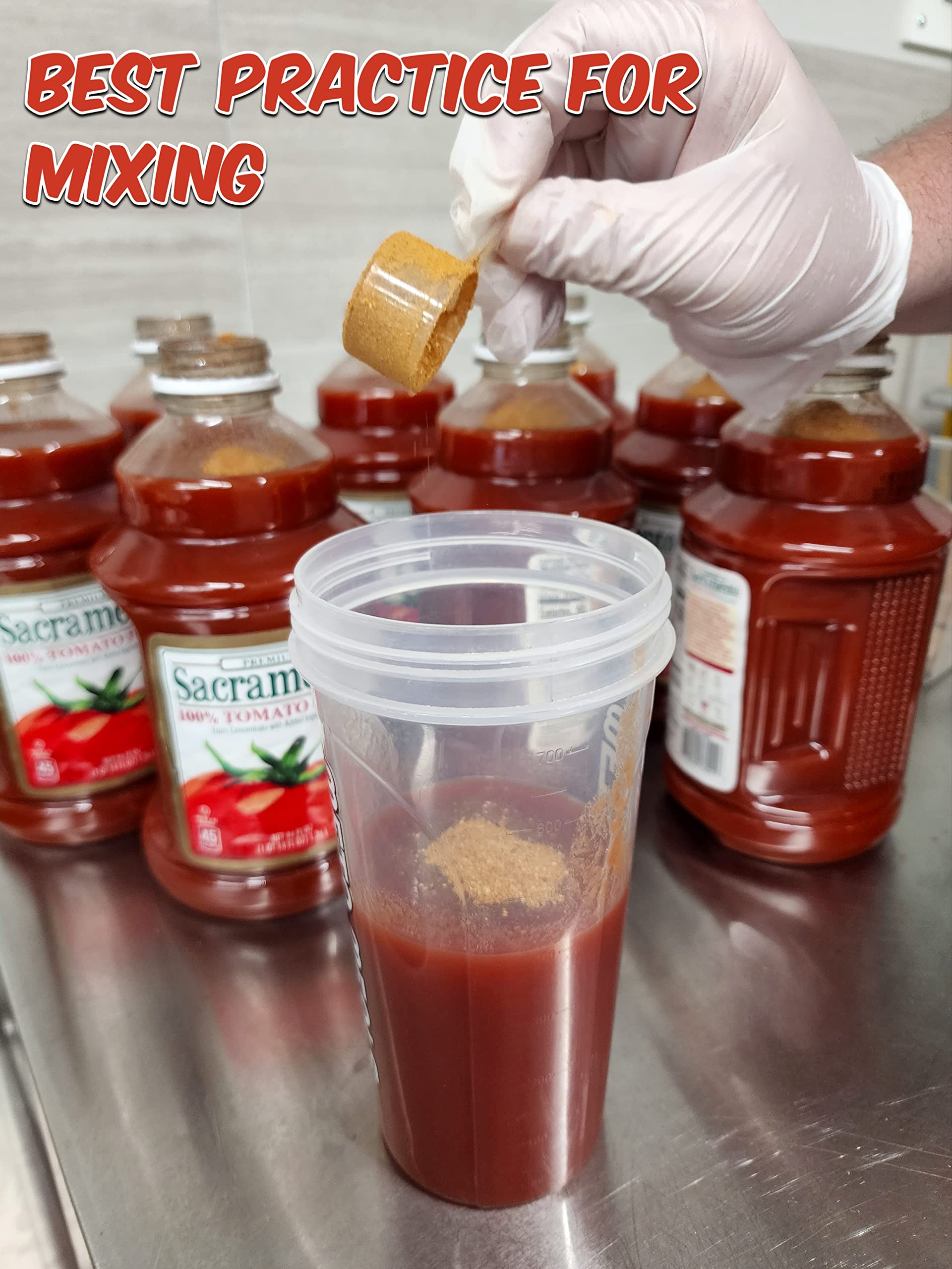 Devil Daves Bloody Mary Seasoning Mix, Diablo Spicy (7.5 oz Tub) | Dry Bloody Mary Mix for Tomato Juice Cocktails and Micheladas, 25 Servings, Scoop