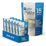 Better Than Pasta Organic Shirataki Spaghetti - USDA Organic, Zero Net Carbs, Keto & Diabetic Friendly, Gluten-Free, Low-Calorie, Plant-Based