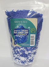 SHIWRAYZ Jamaican Blue Laundry Soap Shredded With Oxi Stain Remover 350g / 12.34oz each (Pack of 2)