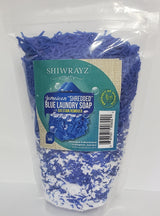 SHIWRAYZ Jamaican Blue Laundry Soap Shredded With Oxi Stain Remover 350g / 12.34oz each (Pack of 2)