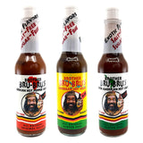 Brother Bru-Bru's Hot Sauce Variety Pack - African, Latin & Caribbean - 5 oz (Pack of 3)