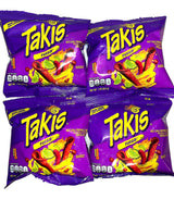 Hot Chips Variety Pack - Takis Fuego, Flamin' Hot Cheetos, and Chester's Hot Fries Pack of 12 with a Mystery Item, Perfect Snack with a Surprise