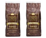 Grande Italia Espresso; Small Batch Artisan Roasted Miscela Napoli, 2 Lbs. (Pack of 2)