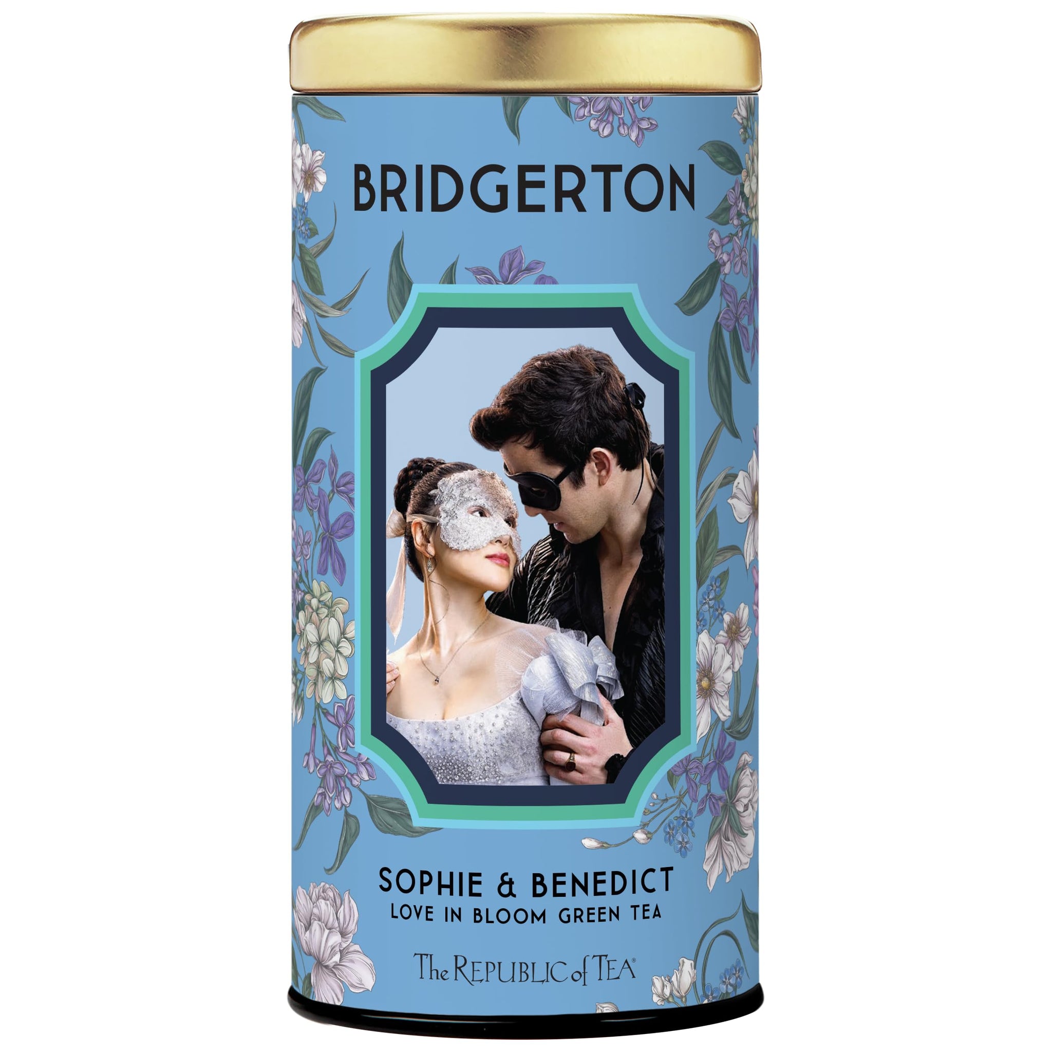 The Republic of Tea - Bridgerton Sophie & Benedict Love in Bloom Green Tea, 36 Tea Bags
