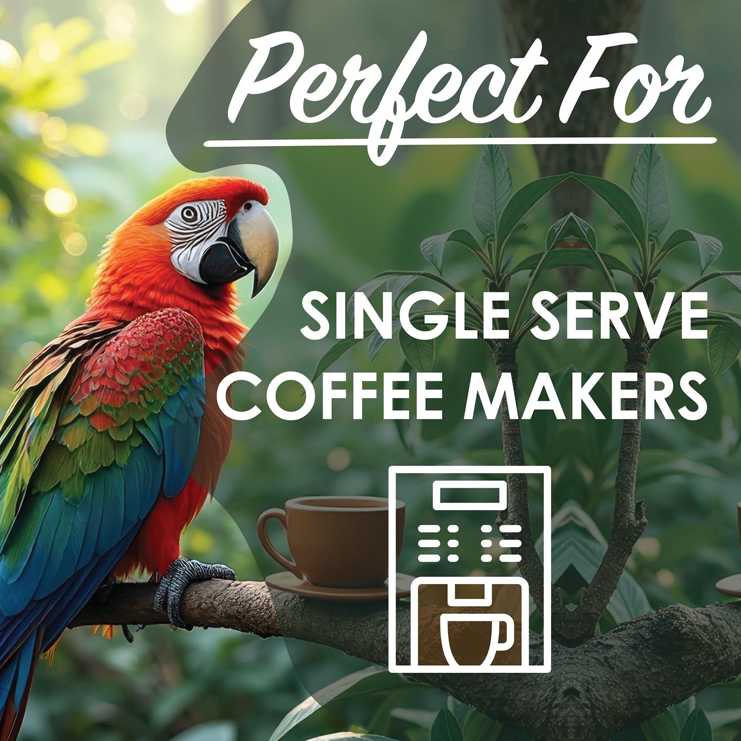 Magnum Exotics Coffee Peak Peru Blend - Dark Roast, 100% Arabica Coffee Pods, Fast Single Serve K Cups, Capsule Pods Compatible with Keurig - 12 Count