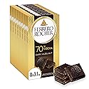 Ferrero Rocher premium chocolate bar, Dark chocolate bar, Hazelnuts and Cocoa Filling, Perfect Self Treat, 3.1 oz Each
