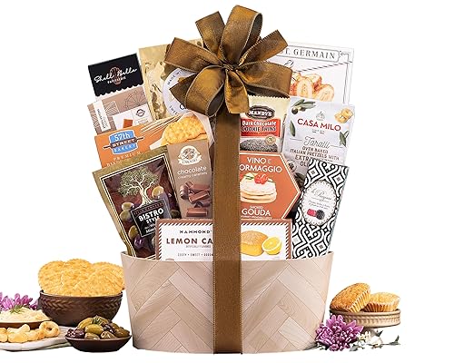 Wine Country Gift Baskets Sweet and Savory Gift Basket Gift for Women, Men, College, Appreciation, Thank You, Birthday, Corporate, Get Well, Sympathy