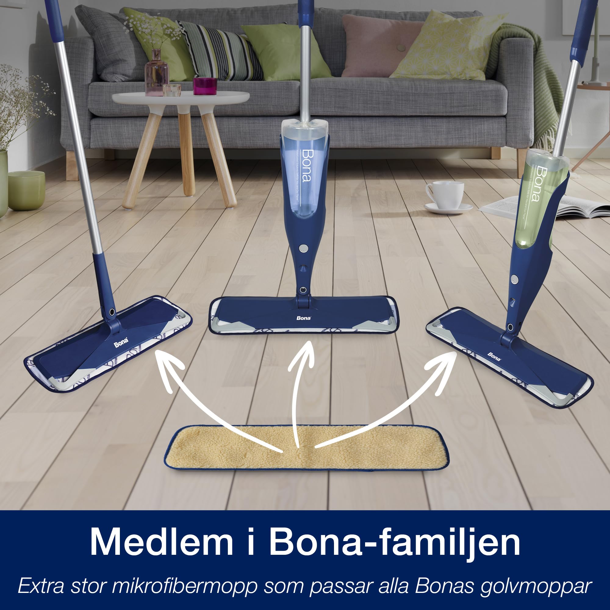 Bona Microfiber Applicator Pad, Beige