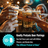 Knotty Pretzels - "The Official Pretzel of Beer" 7.5 oz Individual Seasoned Pretzels in Resealable Pretzel Snack Bags, The Perfect Pairing for Beer