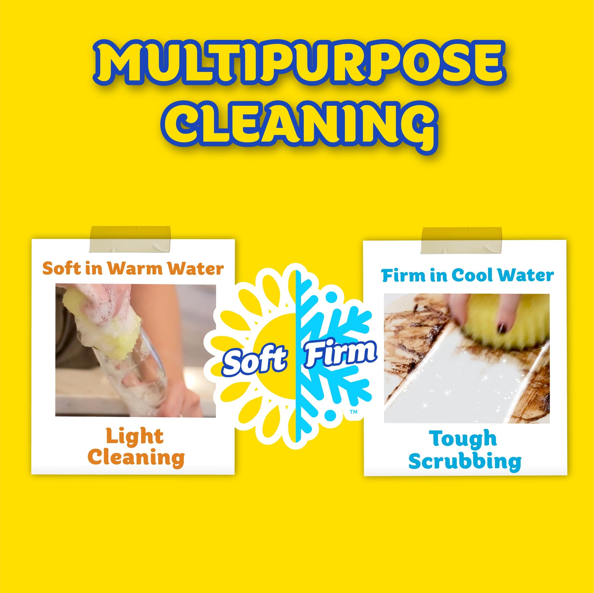 Scrub Daddy Sponges + Scrub Mommy + Cif All Purpose Cleaner, Original - Non Scratch Sponges for Kitchen + Bathroom - Scrubber and Multipurpose Cleaner