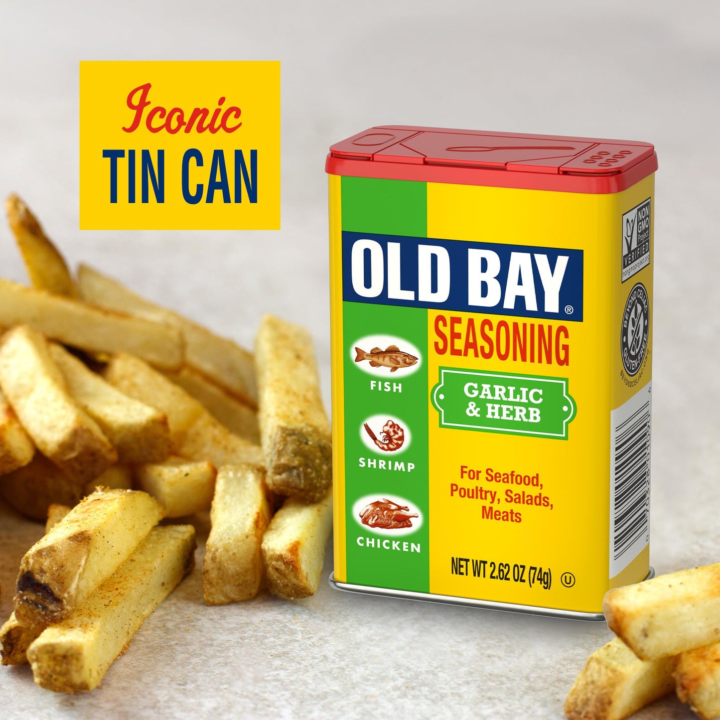 OLD BAY Garlic Herb Seasoning, 2.62 oz