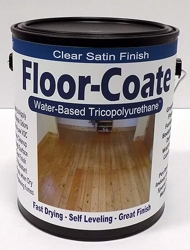 Floor-Coate Clear Hardwood Floor Finish Polyurethane Water-Based Durable Finish- Underwriters Labs reviewed for nontoxicity