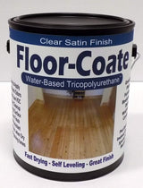 Floor-Coate Clear Hardwood Floor Finish Polyurethane Water-Based Durable Finish- Underwriters Labs reviewed for nontoxicity
