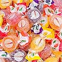 Bonelle Italian Fruit Jelly Candy | 1 Pound Bag | Vegan Dye Free Candy Individually Wrapped | Lemon, Strawberry, Orange, Blackberry | Naturally